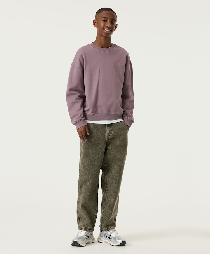 Jongens sweater paars