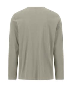 Heren longsleeve beige