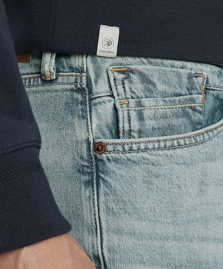 VALVER REGULAR DURABLE VINTAGE WAS heren jeans blauw