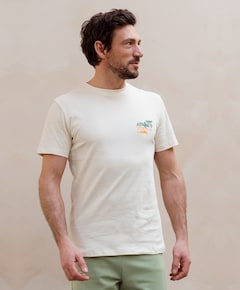 Heren T-shirt ecru