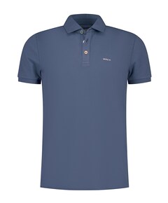 Heren polo blauw