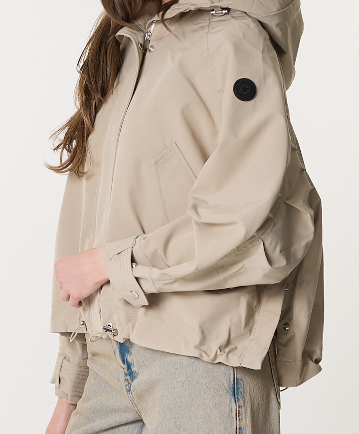 Dames jas beige