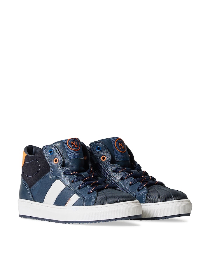 Boris 1 veterschoenen blauw