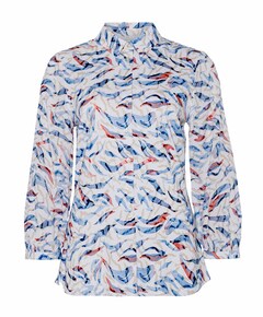 Dames blouse blauw