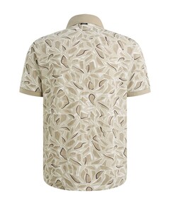 Heren polo beige
