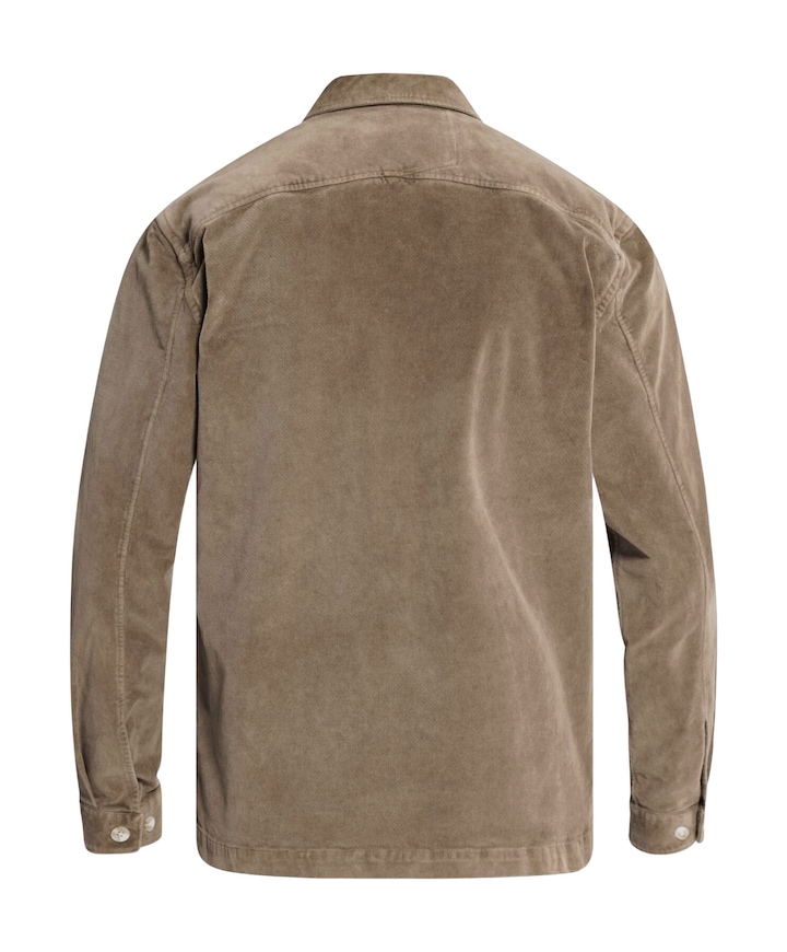 Heren overshirt bruin