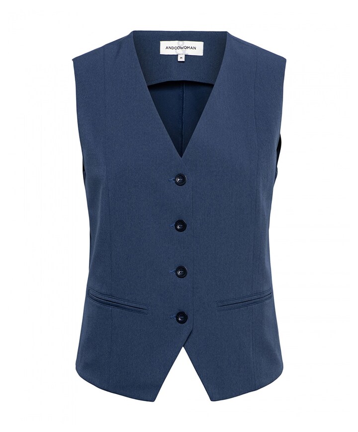 Gilet blauw