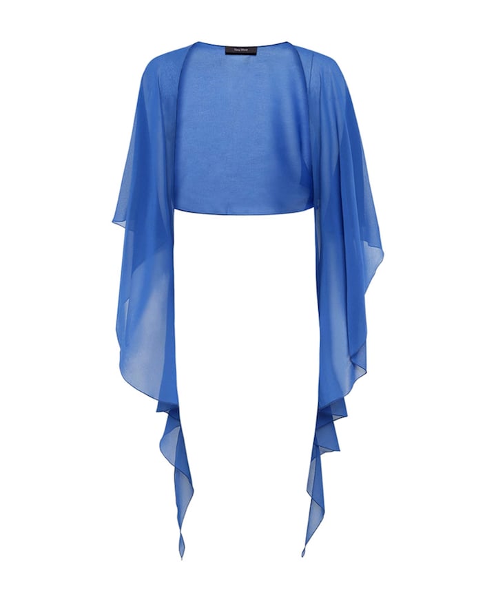 Dames sjaal blauw