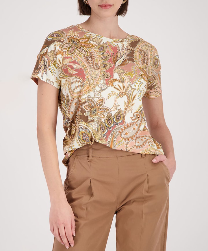 Dames T-shirt beige