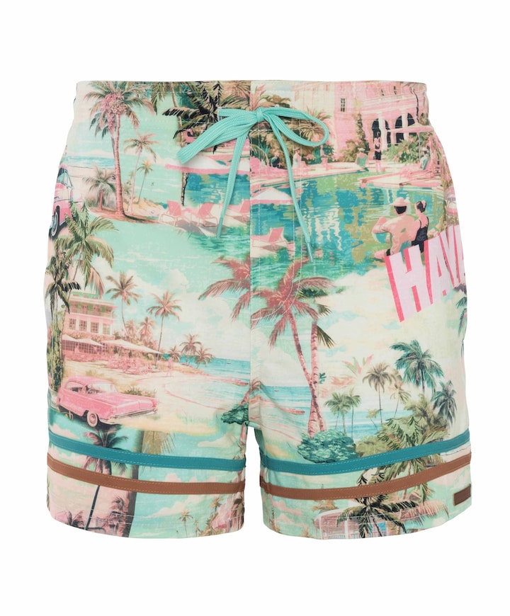 Heren zwemshort multicolor