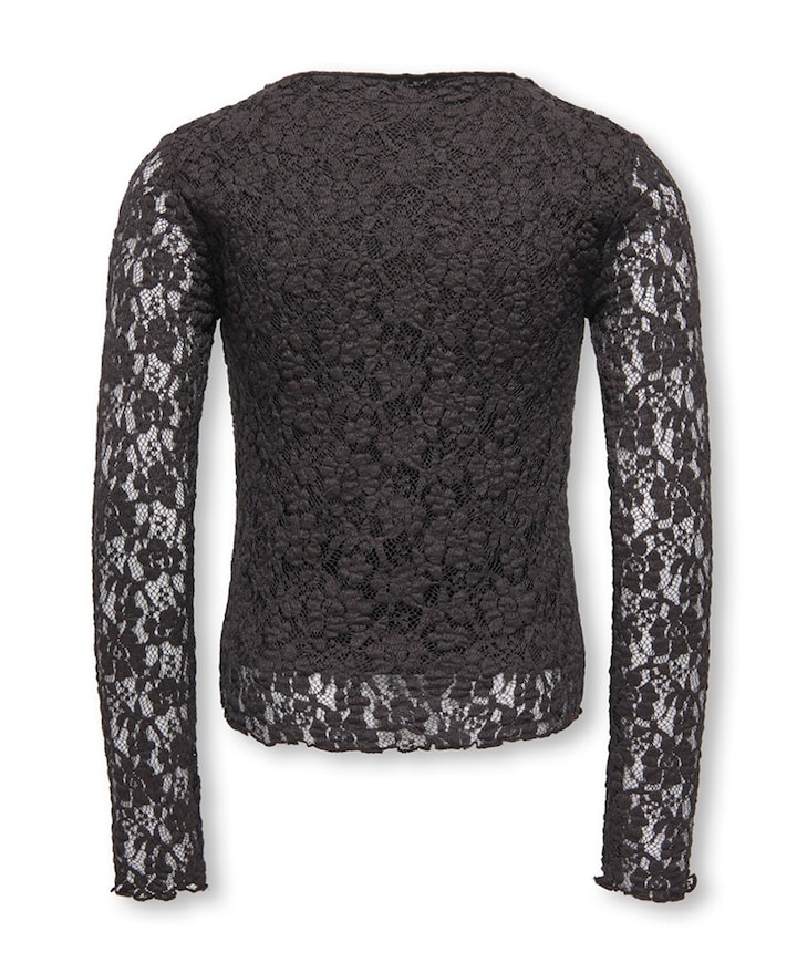 Meisjes longsleeve bruin