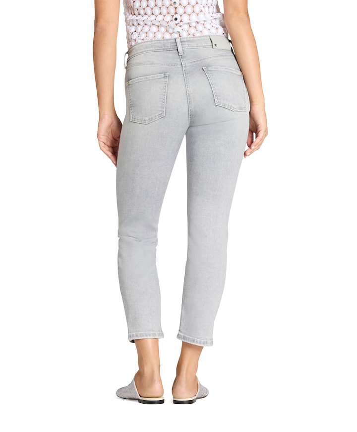 Piper short dames jeans grijs