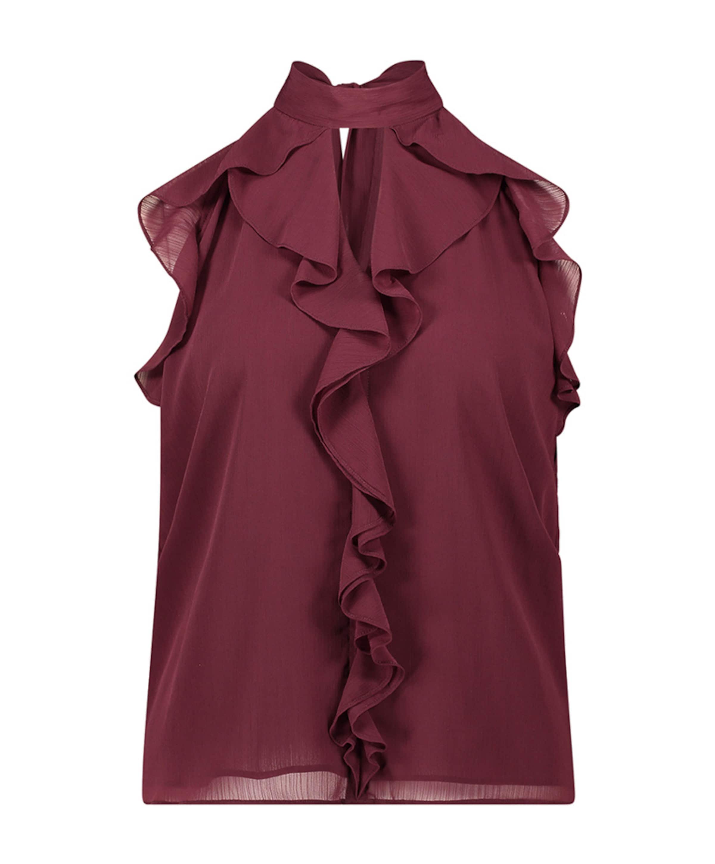 Dames top bordeaux