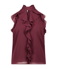 Dames top bordeaux