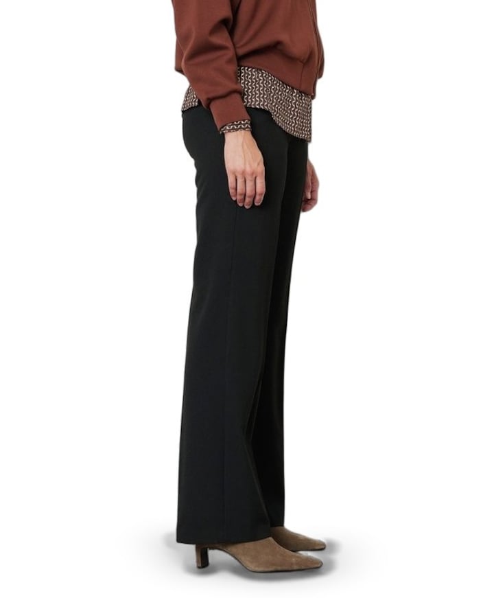 Jenny Wide Leg dames broek zwart
