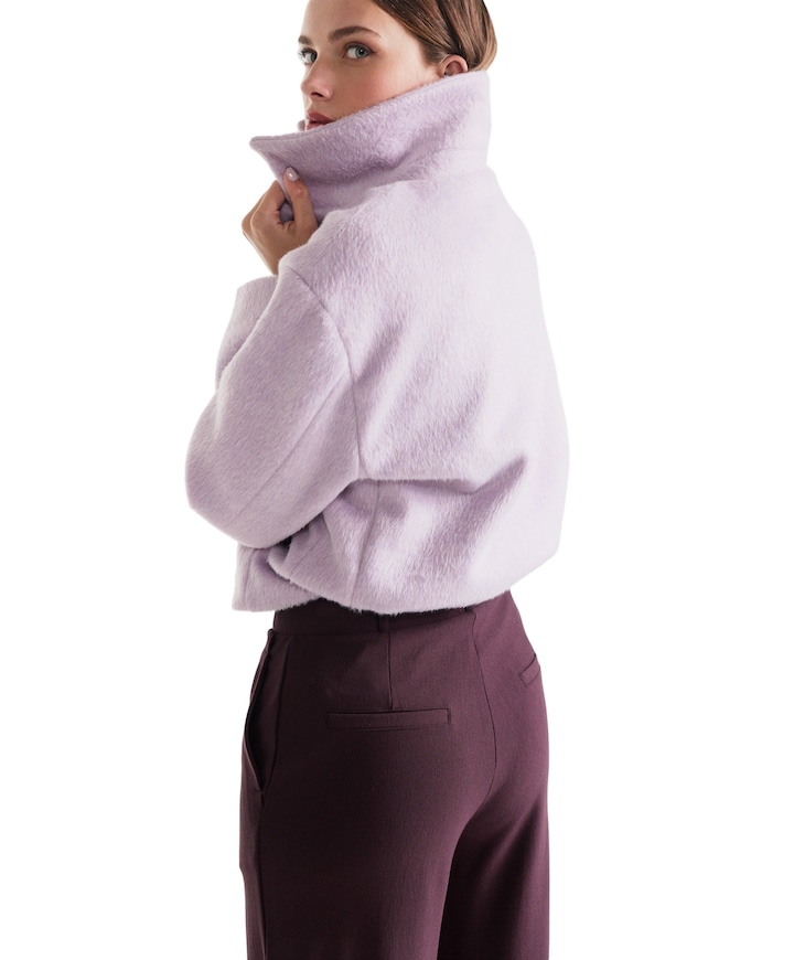 ALEID HVM 404 wide leg dames broek paars