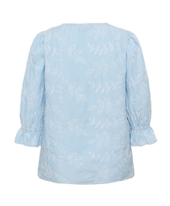 Dames blouse blauw