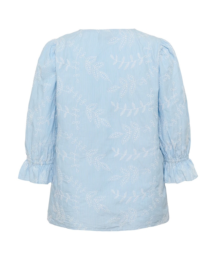 Dames blouse blauw
