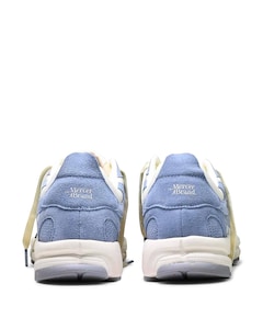 The Re-Run Vintage Suede dames sneakers blauw