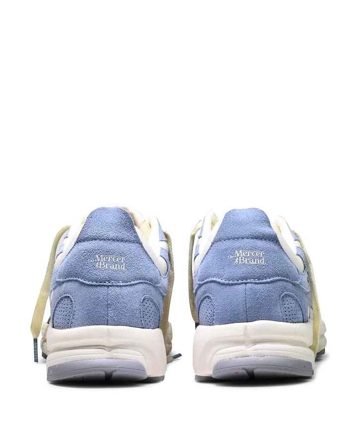 The Re-Run Vintage Suede dames sneakers blauw
