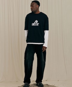 Heren longsleeve zwart