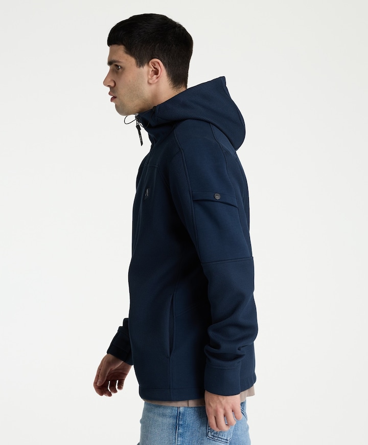 Heren vest blauw