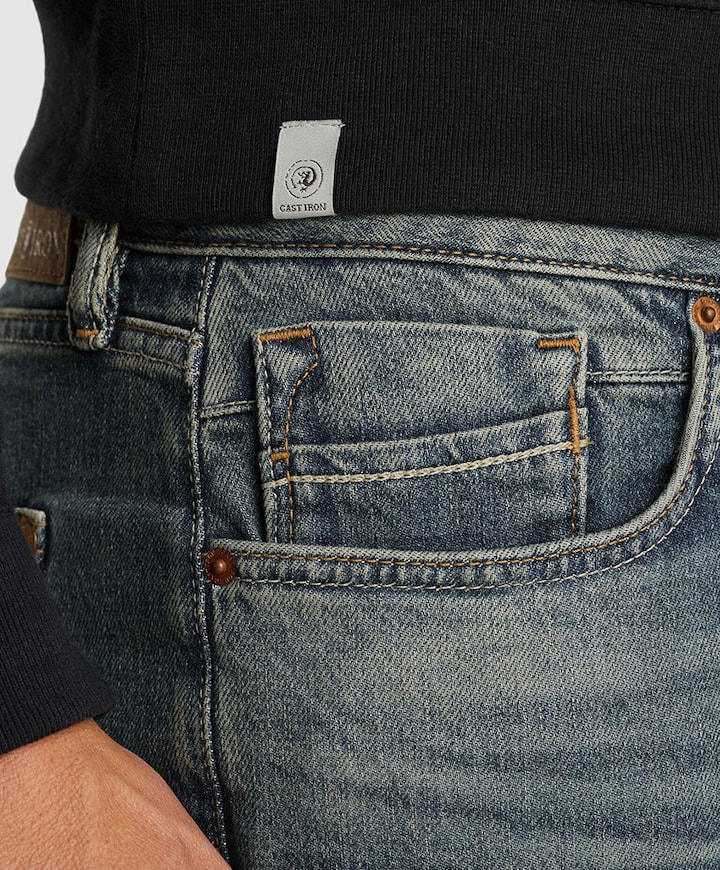 VALVER REGULAR DURABLE VINTAGE WAS heren jeans blauw