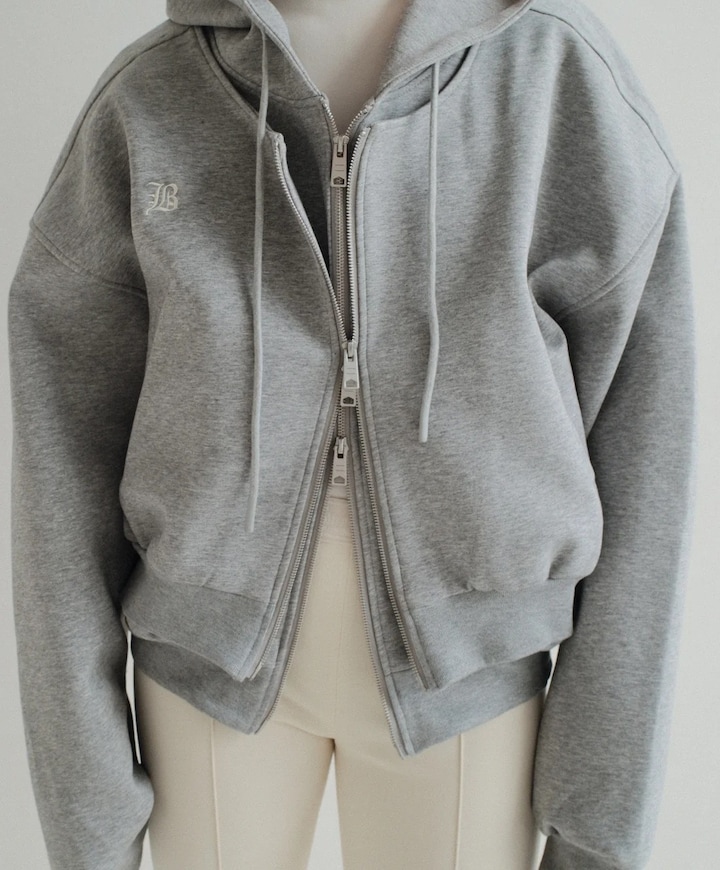 Dames vest grijs