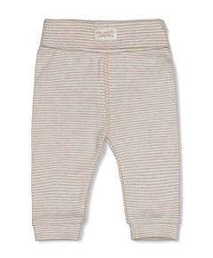 Broek streep uniseks broek  bruin