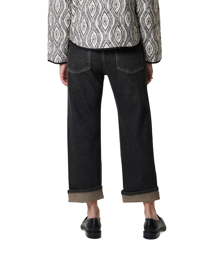 BAGGY dames jeans bruin