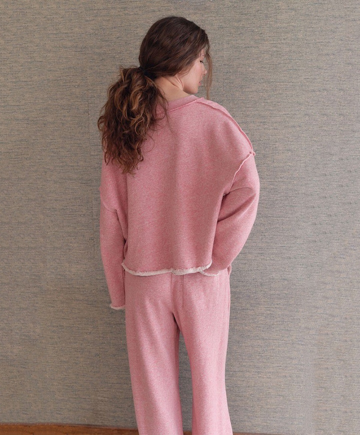 Dames sweater roze