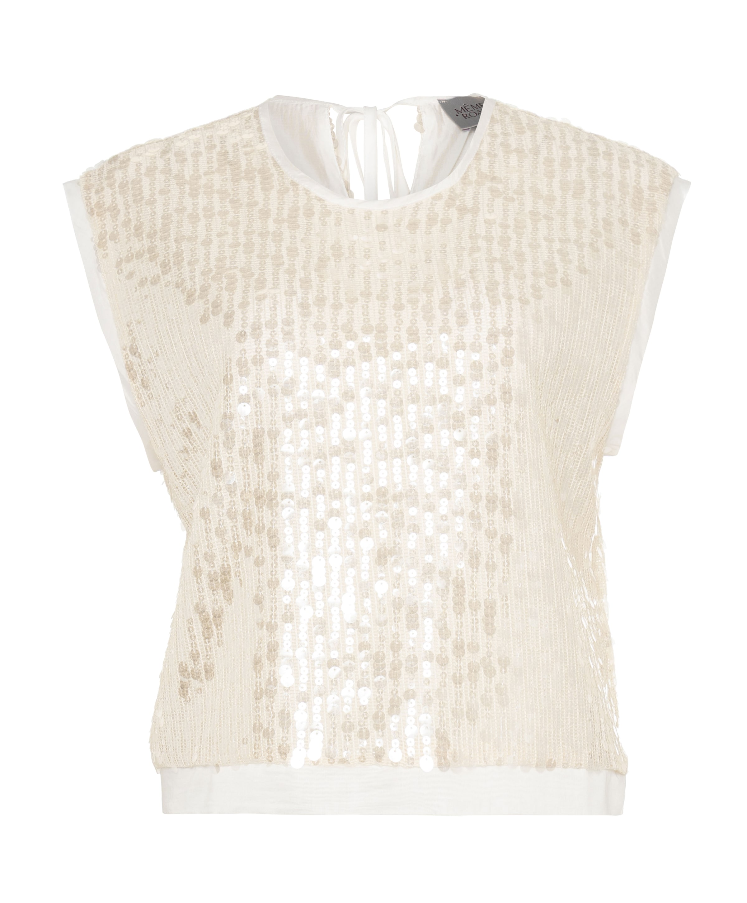 Dames top beige