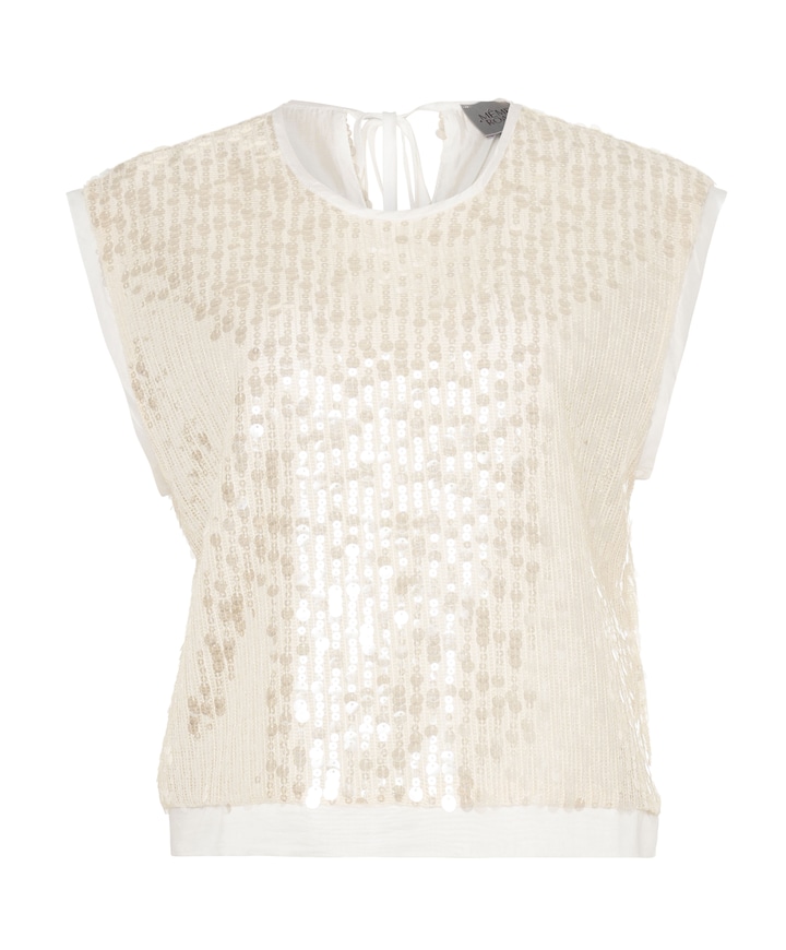 Dames top beige