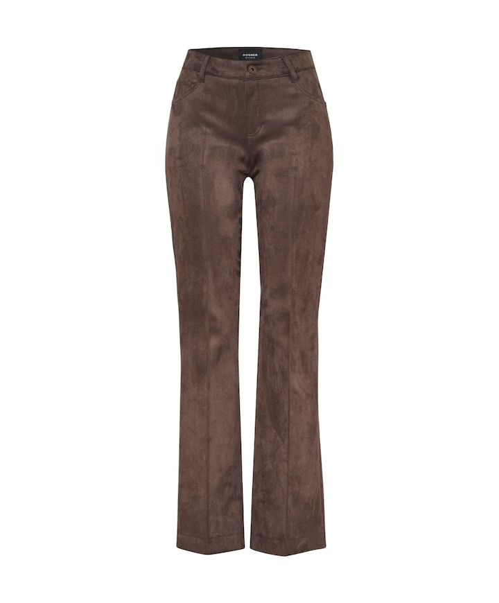 Antonia Bootcut dames broek bruin