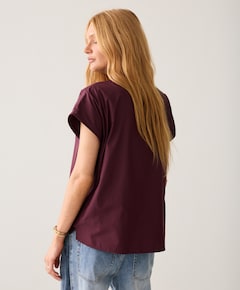 Dames blouse bordeaux