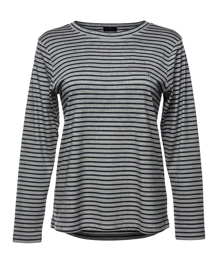 Dames longsleeve blauw