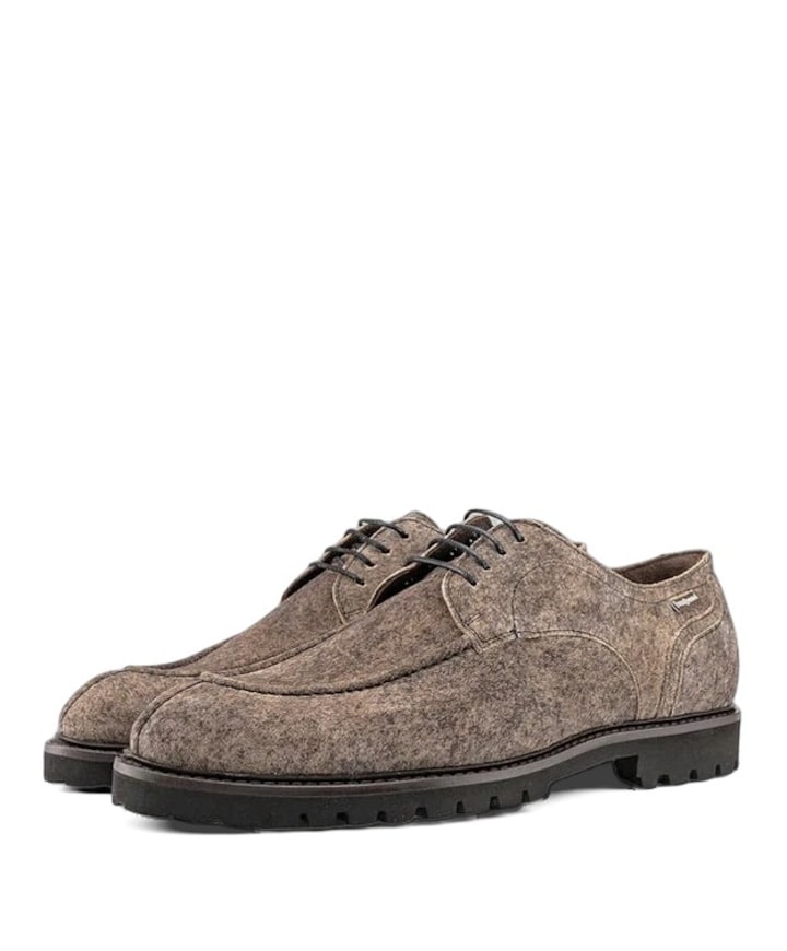 heren veterschoenen beige