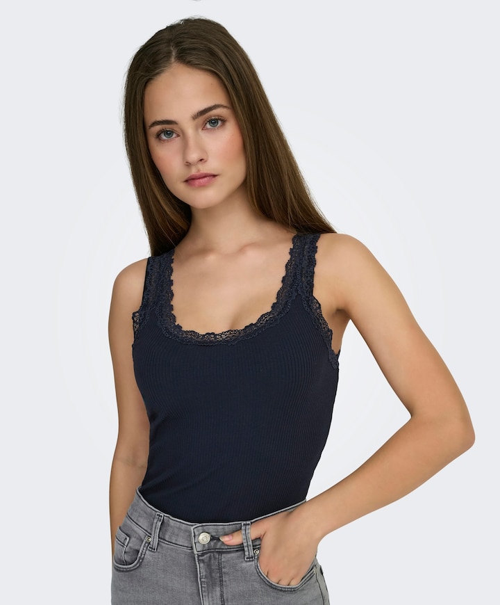 Dames top blauw