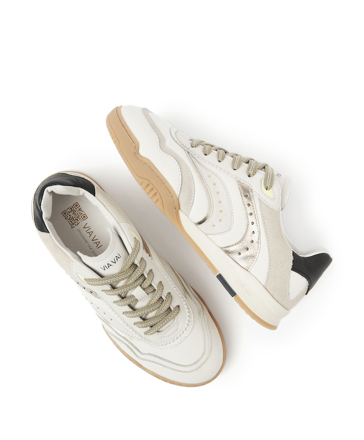 Kris Pax dames sneakers wit