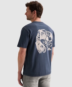 Heren T-shirt blauw