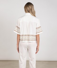 Dames blouse ecru