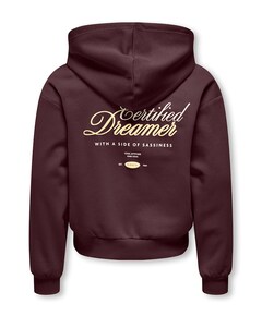 Meisjes hoodie bruin