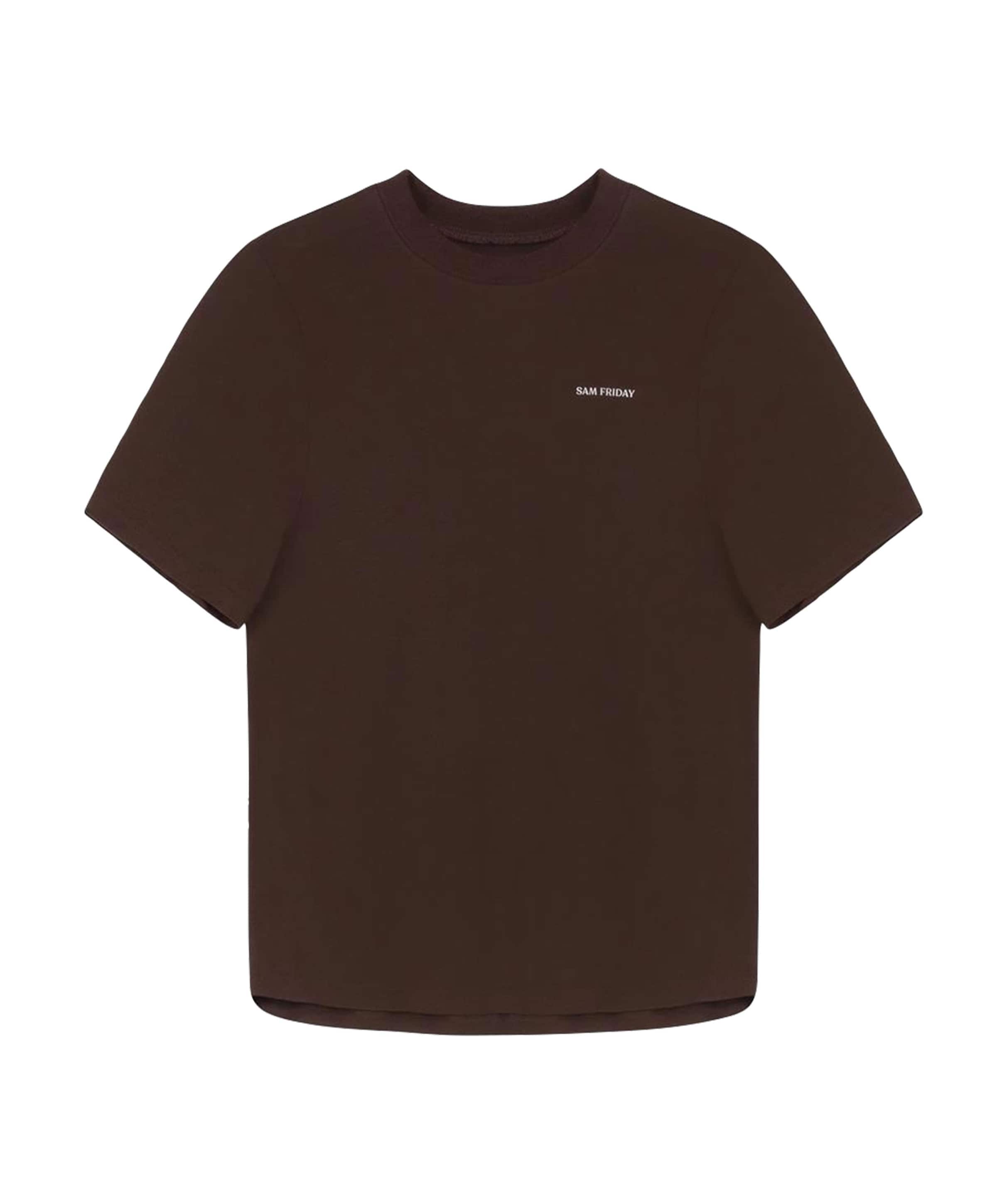 Dames T-shirt bruin
