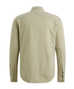 Heren overhemd lange mouw groen