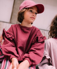 Meisjes sweater bordeaux