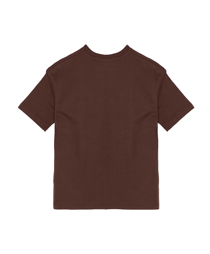 Jongens T-shirt bruin