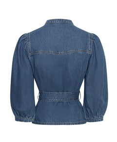 Blouse blauw
