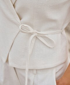Dames gilet ecru
