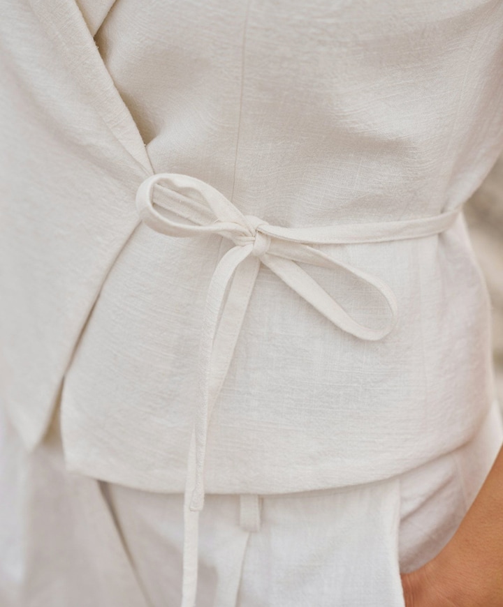 Dames gilet ecru