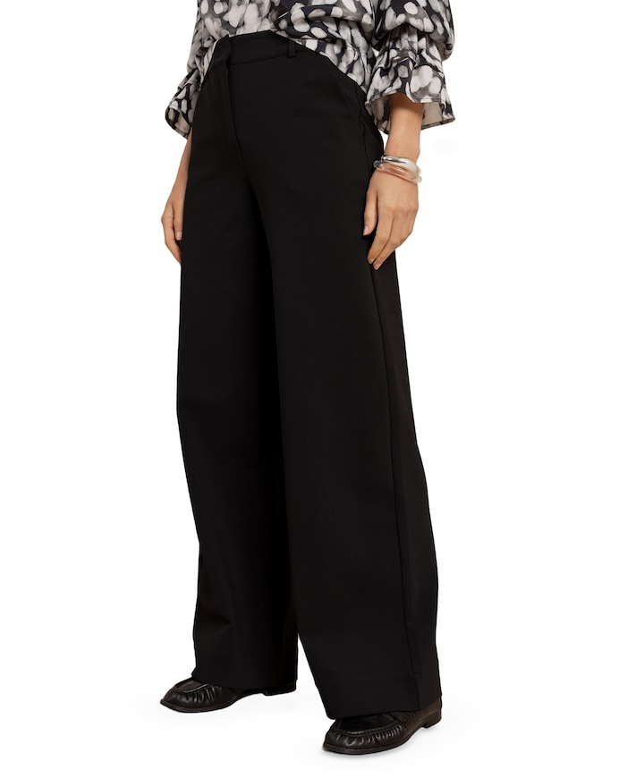 Luz twill trousers dames broek zwart